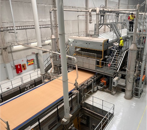 Kronospan Luxembourg starts production of particleboard using 100% recycled wood