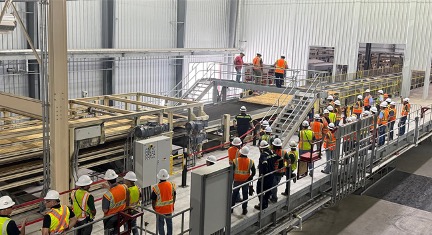 Martco LLC Produces First Board on New Dieffenbacher OSB line