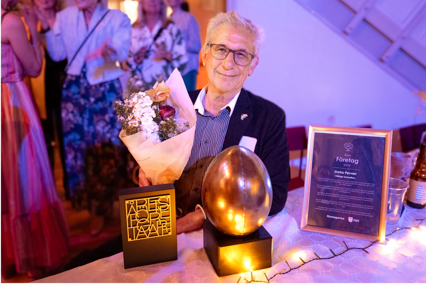 Välinge founder Named  Entrepreneur of the Year