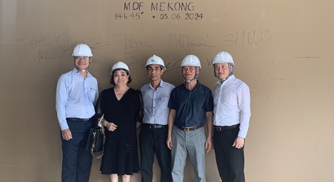 Nueva planta de MDF de Mekong produce su primer tablero