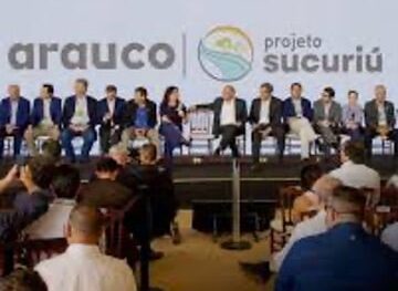 Arauco inicia el proyecto Sucuriú en Brasil
